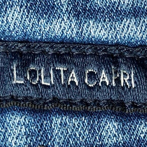 Lucky Brand Lolita Capri Jeans in Blue Wash Women’s 6/28 - Picture 8 of 9